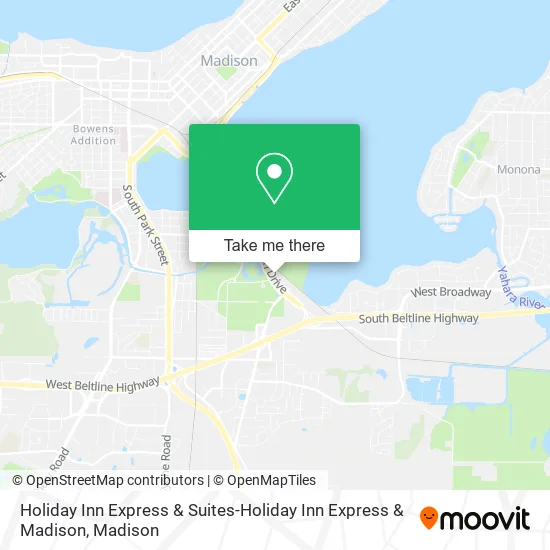 Holiday Inn Express & Suites-Holiday Inn Express & Madison map