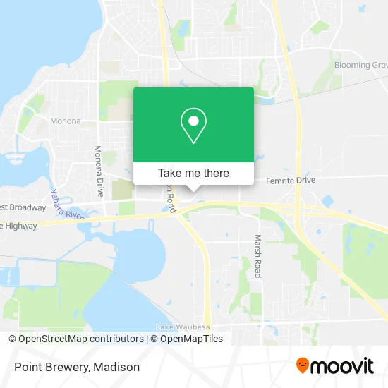 Point Brewery map