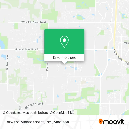 Forward Management, Inc. map