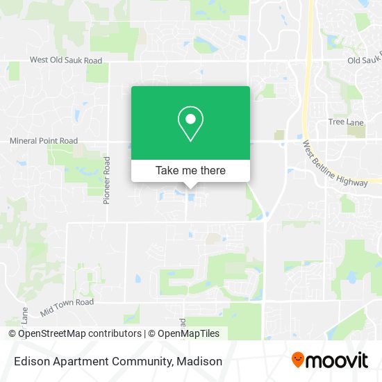 Edison Apartment Community map