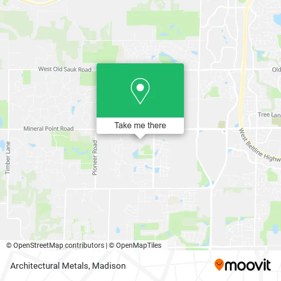 Architectural Metals map