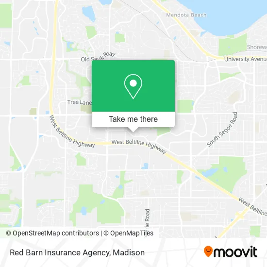 Red Barn Insurance Agency map