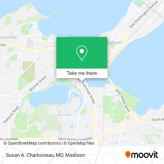Susan A. Charboneau, MD map