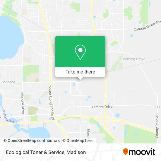 Ecological Toner & Service map