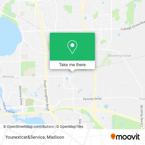 Younextcar&Service map