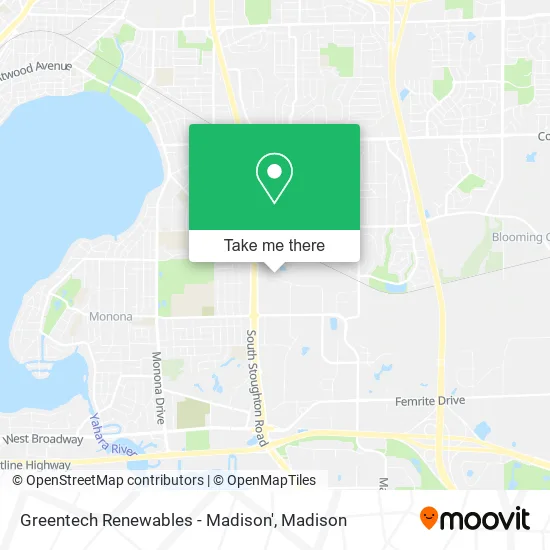 Greentech Renewables - Madison' map