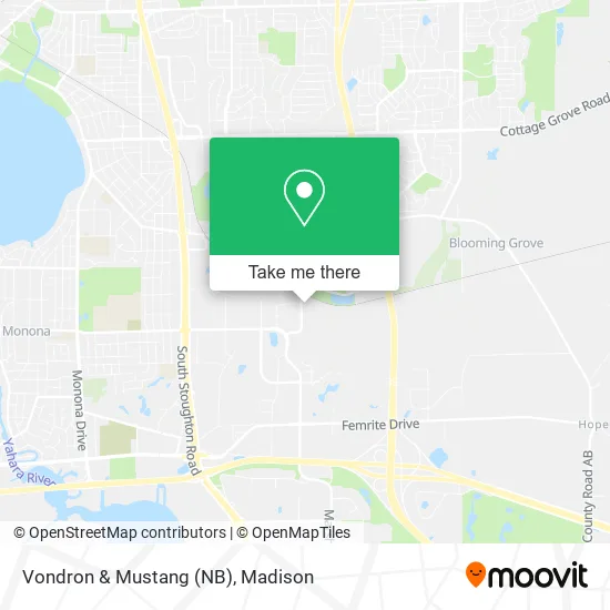 Vondron & Mustang (NB) map