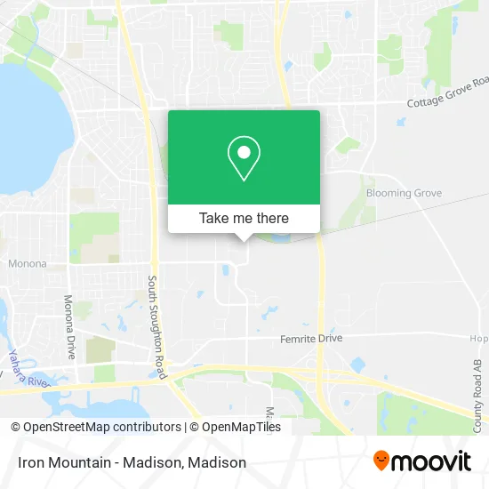 Mapa de Iron Mountain - Madison