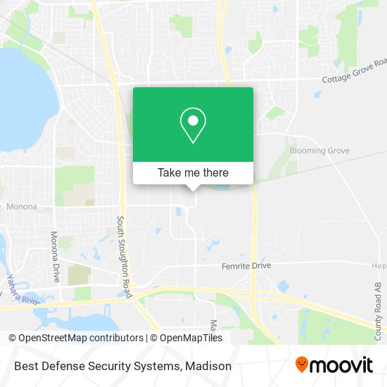 Best Defense Security Systems map