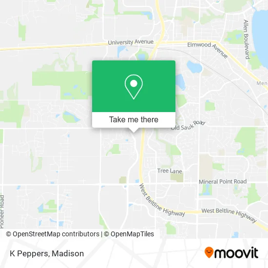 K Peppers map