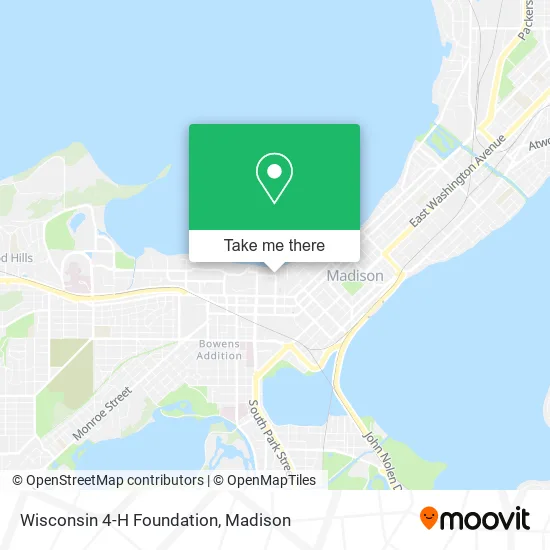 Wisconsin 4-H Foundation map