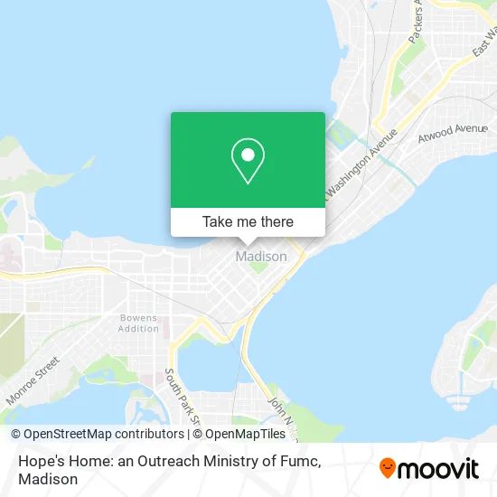 Hope's Home: an Outreach Ministry of Fumc map