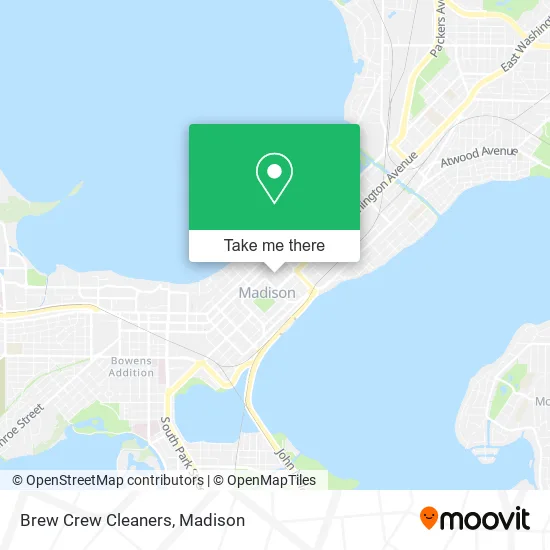 Brew Crew Cleaners map