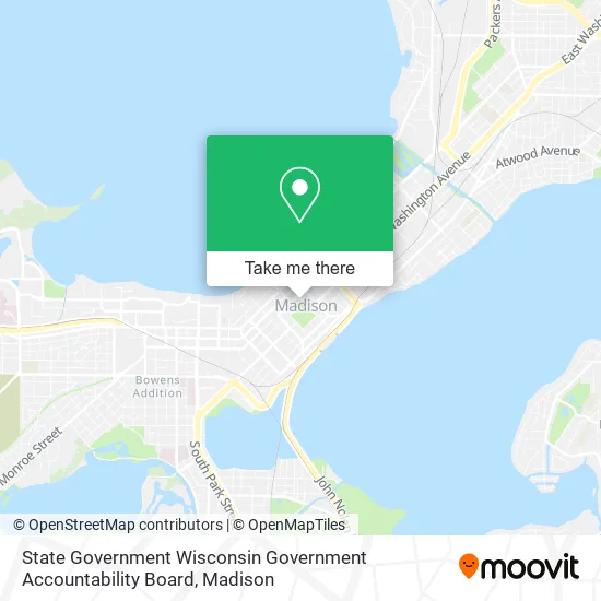 State Government Wisconsin Government Accountability Board map
