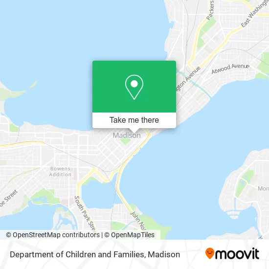 Department of Children and Families map