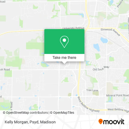 Kelly Morgan, Psyd map