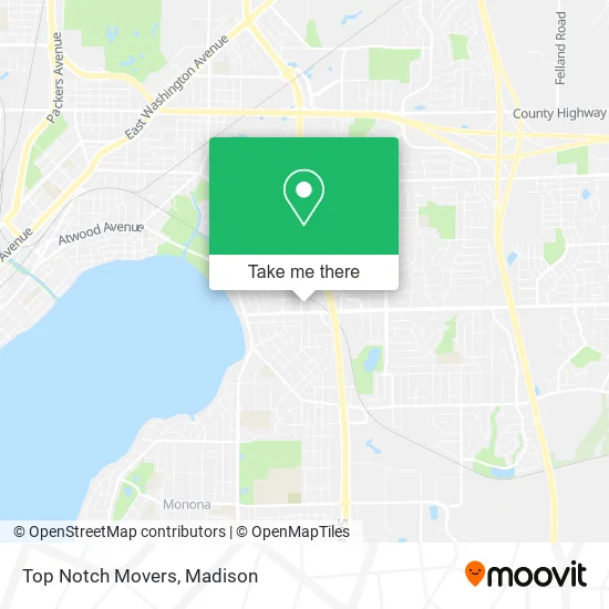 Top Notch Movers map