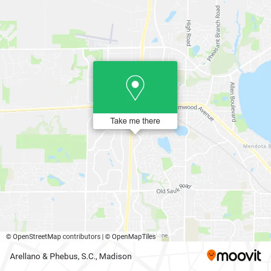 Arellano & Phebus, S.C. map