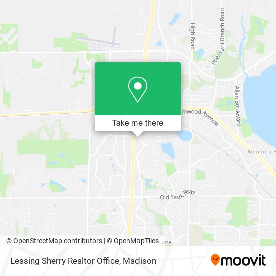 Lessing Sherry Realtor Office map