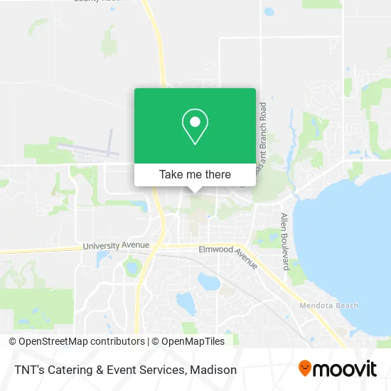 TNT's Catering & Event Services map