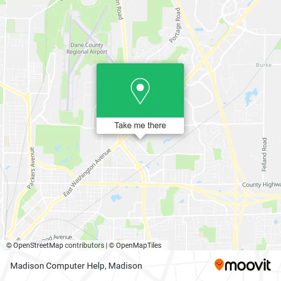 Madison Computer Help map