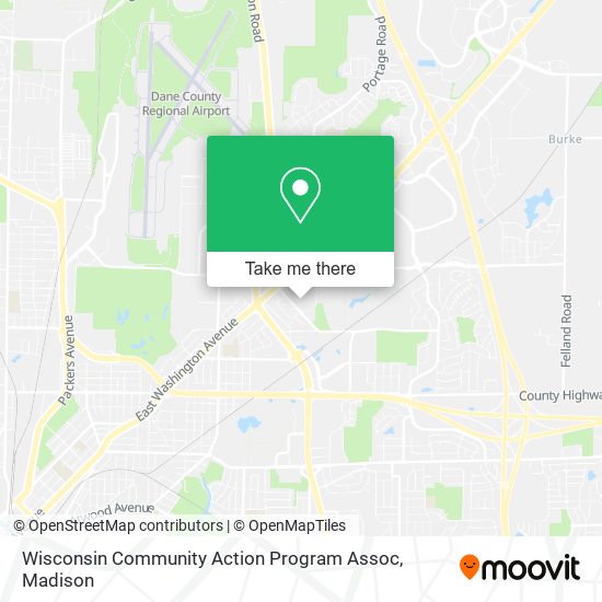 Wisconsin Community Action Program Assoc map