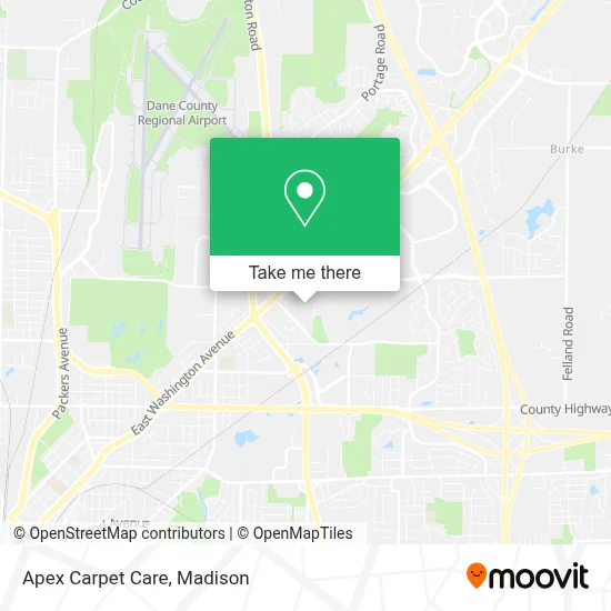 Apex Carpet Care map