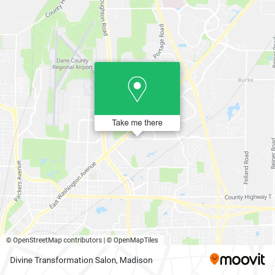 Divine Transformation Salon map