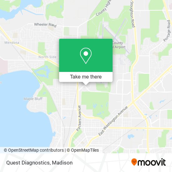 Quest Diagnostics map