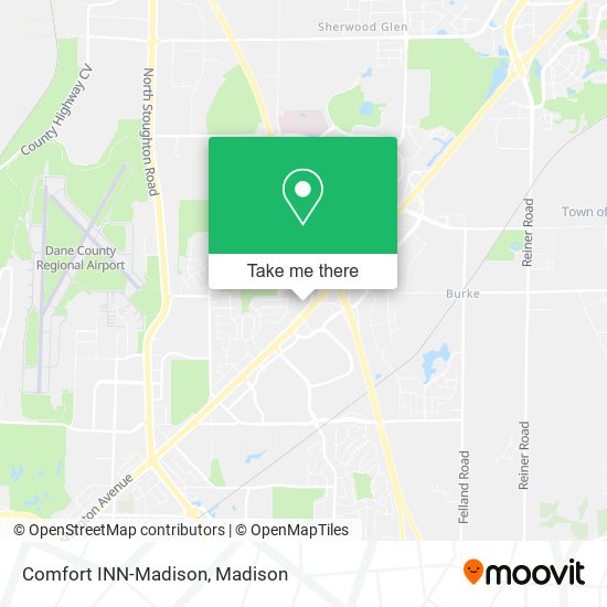 Comfort INN-Madison map