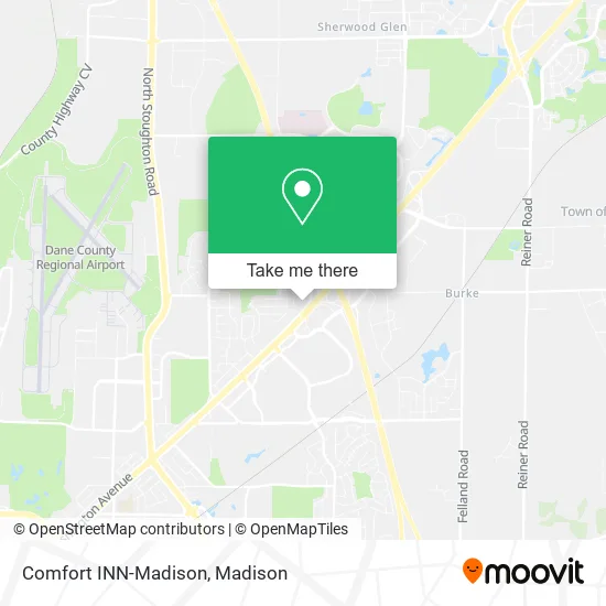 Comfort INN-Madison map