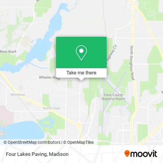 Mapa de Four Lakes Paving