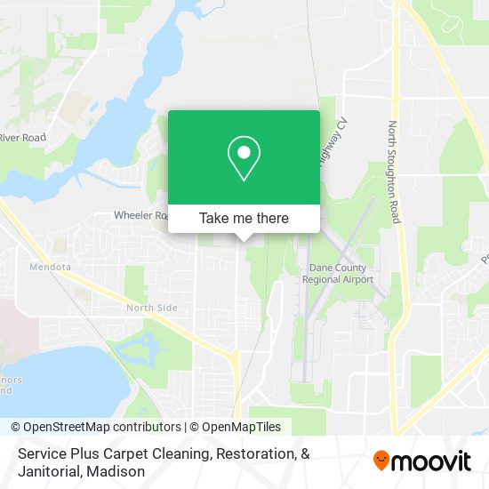 Mapa de Service Plus Carpet Cleaning, Restoration, & Janitorial