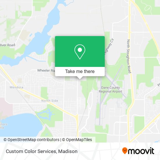 Custom Color Services map