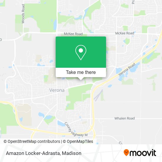 Mapa de Amazon Locker-Adrasta