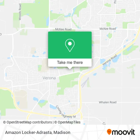 Mapa de Amazon Locker-Adrasta