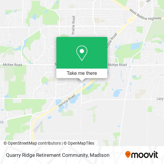 Quarry Ridge Retirement Community map