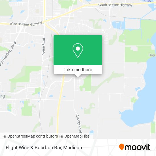 Flight Wine & Bourbon Bar map