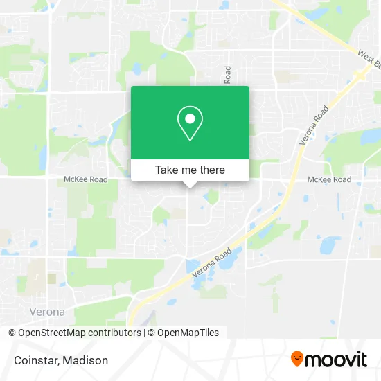 Mapa de Coinstar