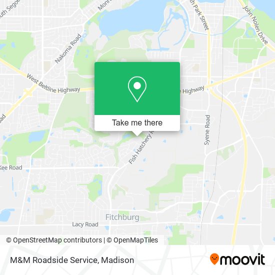 M&M Roadside Service map