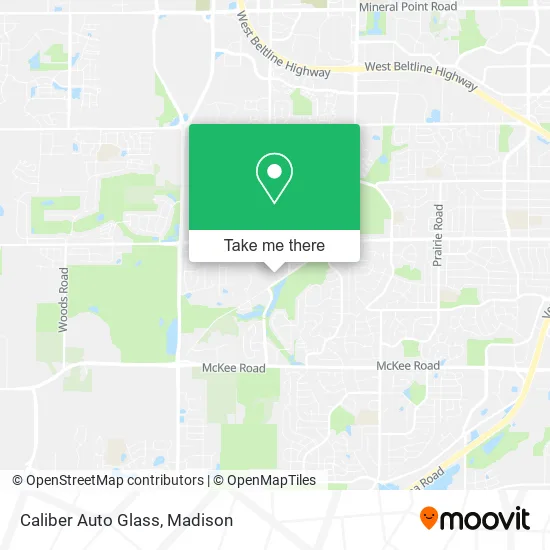 Caliber Auto Glass map