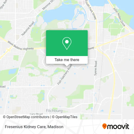 Fresenius Kidney Care map
