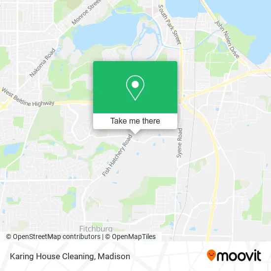 Karing House Cleaning map