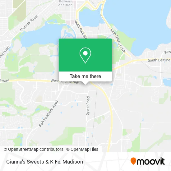 Gianna's Sweets & K-Fe map