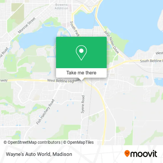 Wayne's Auto World map