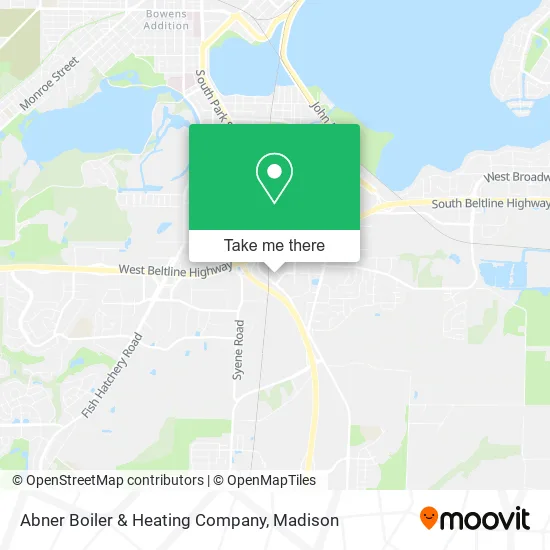 Abner Boiler & Heating Company map