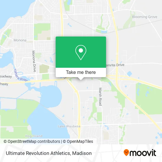 Ultimate Revolution Athletics map