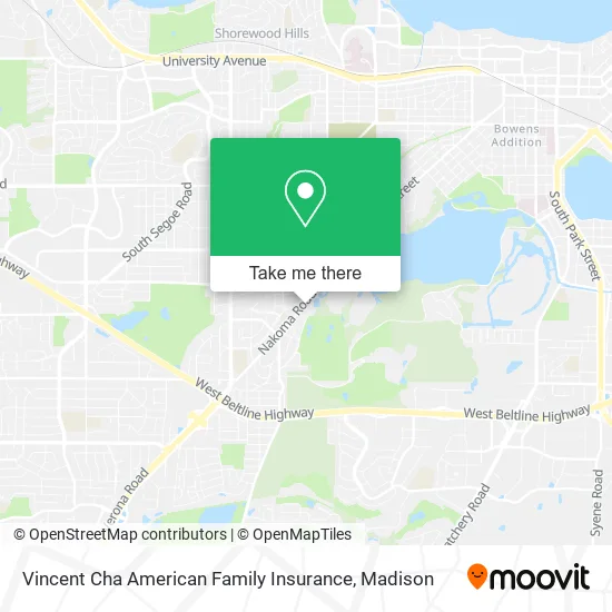 Vincent Cha American Family Insurance map