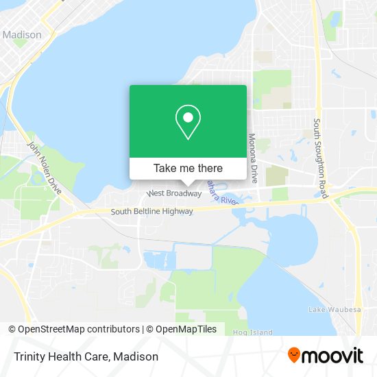 Trinity Health Care map