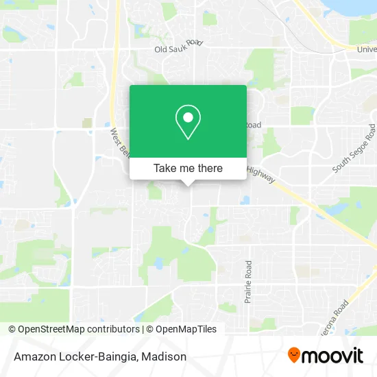 Mapa de Amazon Locker-Baingia